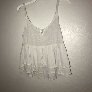 Off white crop top